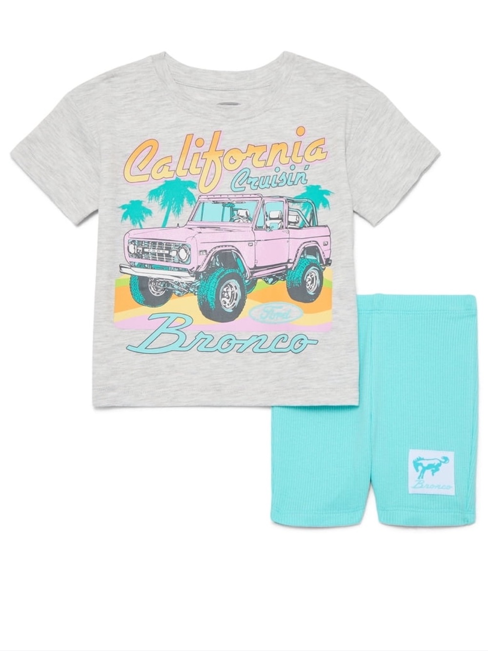 Ford Girls 3T Bronco Shorts Set